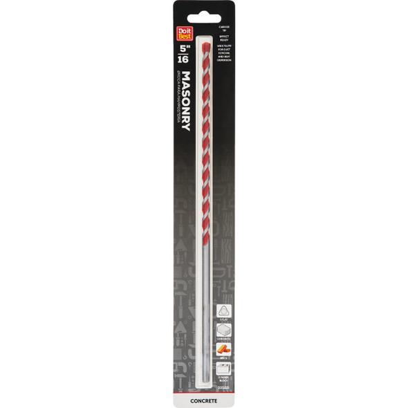 Do it Best 5/16 In. x 12 In. Impact Ready Carbide Masonry Drill Bit QJDIB-MB-013