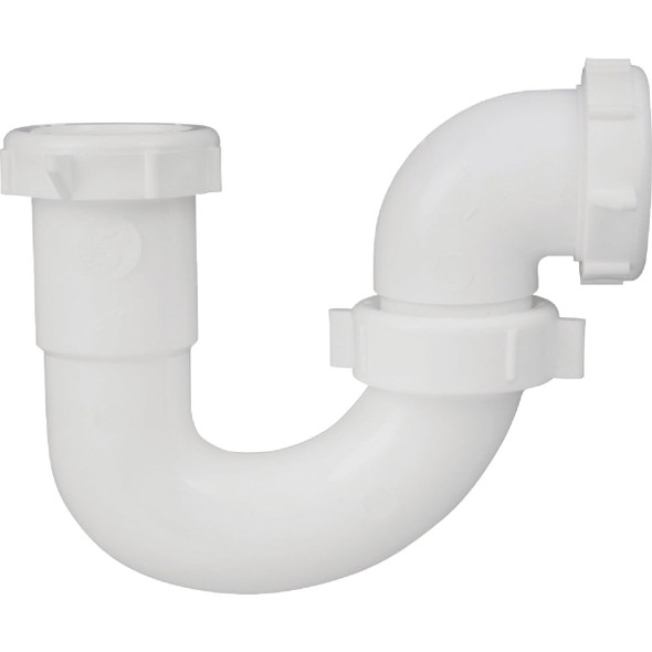 Do it Best 1-1/2 In. White Polypropylene Sink Trap with Reducer Washer DIB960W Do it Best 1-1/2 In. White Polypropylene Sink Trap with Reducer Washer DIB960W