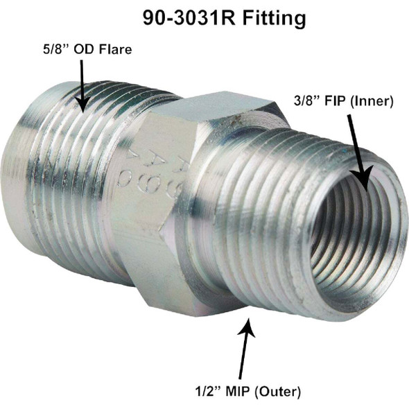 Dormont 5/8 Od X 1/2 Mip Fitting 90-3031R