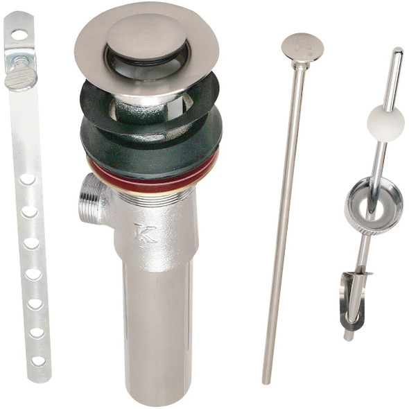 Do it Best 1-1/4 In. Brushed Nickel Brass Pop-Up 20-77BN