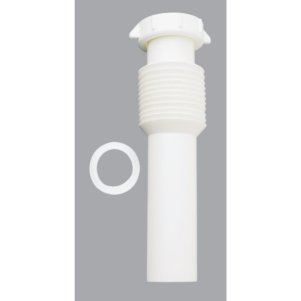 Do it Best 1-1/2 In. x 12 In. White Plastic Tailpiece DIB812-1