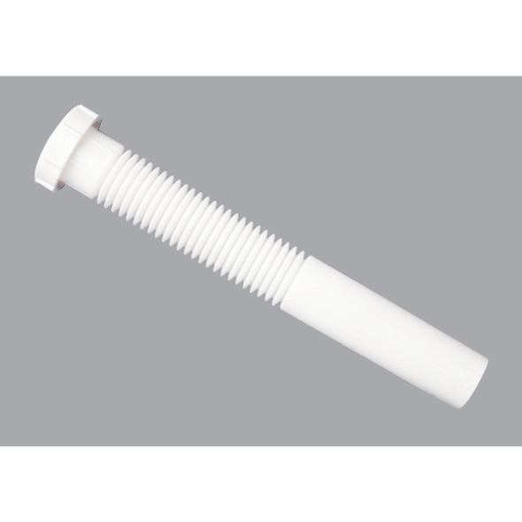 Do it Best 1-1/4 In. x 9 In. White Plastic Extension Tube DIB812-5