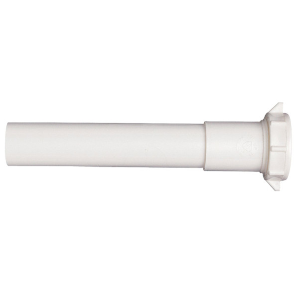 Do it Best 1-1/2 In. x 6 In. White Plastic Extension Tube DIB55-2W