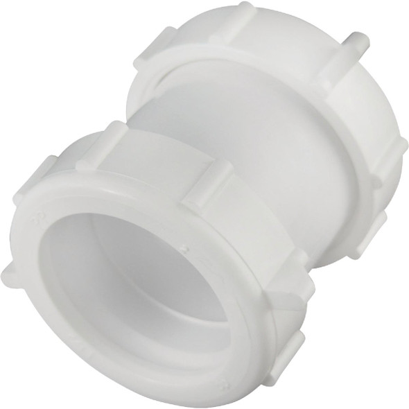 Do it Best 1-1/2 In. White Plastic Straight Extension Coupling DIB55-4W Do it Best 1-1/2 In. White Plastic Straight Extension Coupling DIB55-4W