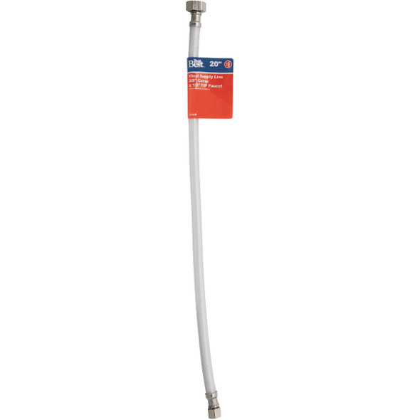 Do it Best 1-2 In. F X 3-8 In. OD X 20 In. L Vinyl Faucet Connector DIB23862 433608