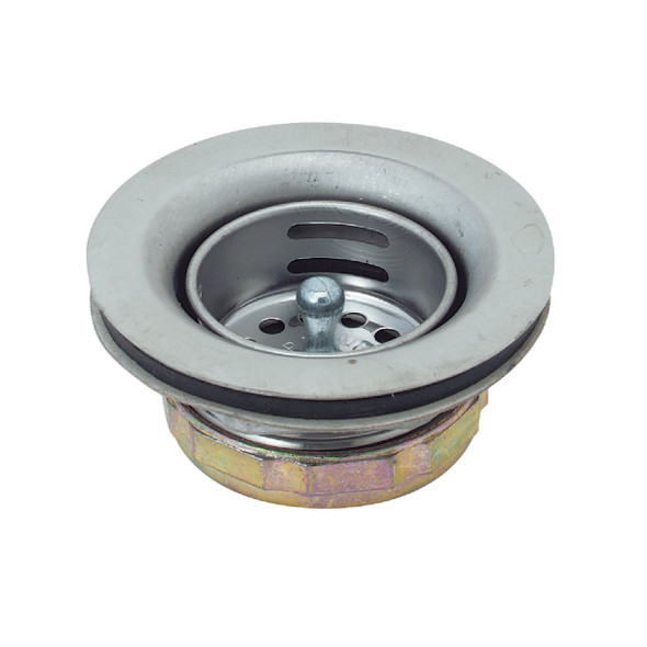 Do it 2 In. to 2-1/2 In. Jr. Duo Chrome Basket Strainer Assembly 404994