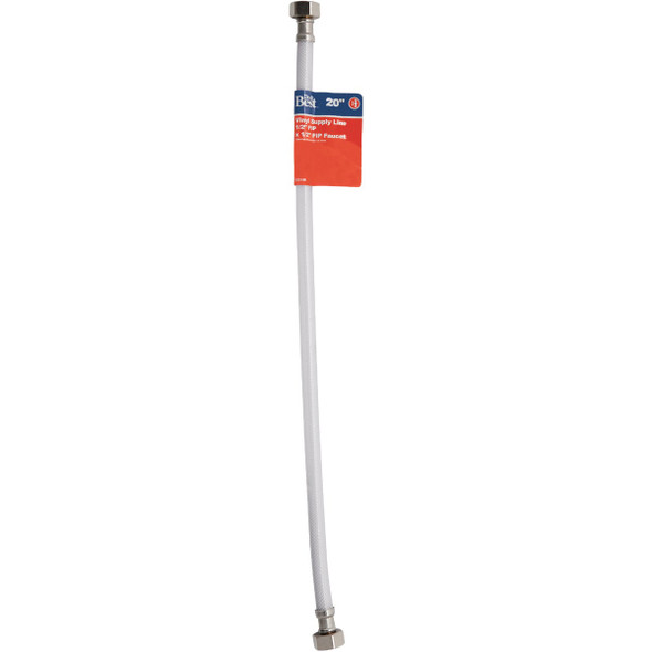 Do it Best 1/2 In. F X 1/2 In. F X 20 In. L Vinyl Faucet Connector Do it Best 1/2 In. F X 1/2 In. F X 20 In. L Vinyl Faucet Connector