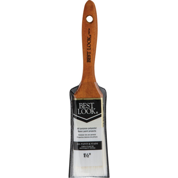 Best Look General Purpose 1.5 In. Flat Polyester Paint Brush Best Look General Purpose 1.5 In. Flat Polyester Paint Brush
