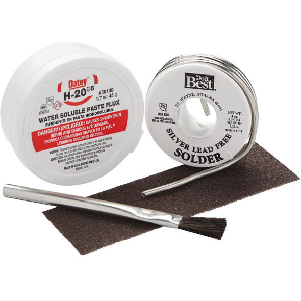 Do it Silver Lead-Free 1/4 Lb. H-205 Solder Kit 53070