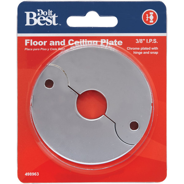 Do it Best Chrome-Plated 3-8 In. IPS Split Plate DIB857-2 498963
