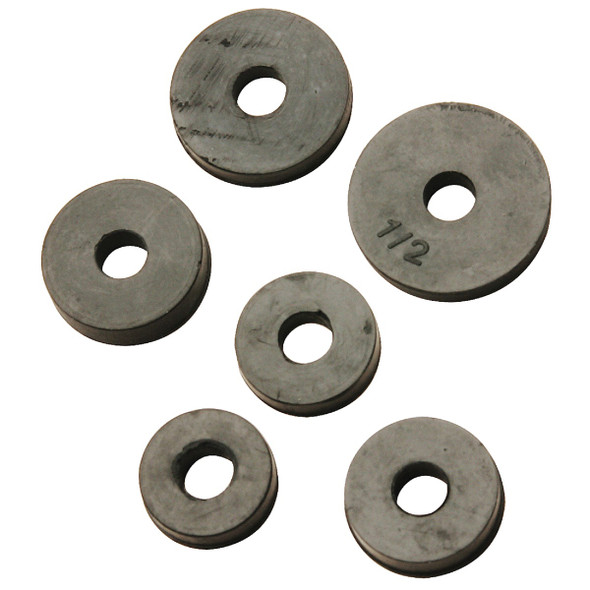 Do it Best Assorted Black Flat Faucet Washer (6 Ct.) DIB805-23