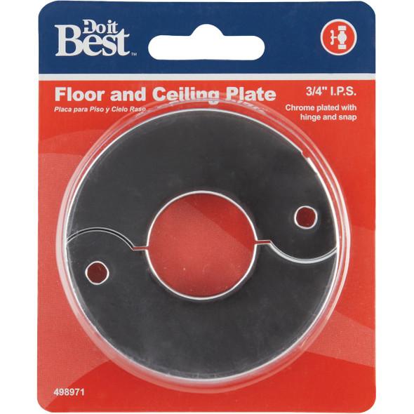 Do it Best Chrome-Plated 3-4 In. IPS Split Plate DIB857-3 498971