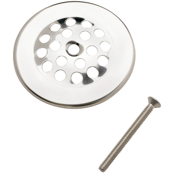 Do it Best 2 In. Dome Cover Tub Drain Strainer with Chrome Finish DIB5064PC