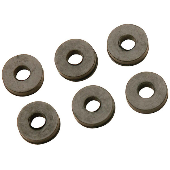 Do it Best 1/2 In. Black Toilet spud Faucet Washer (6 Ct.) DIB805-30