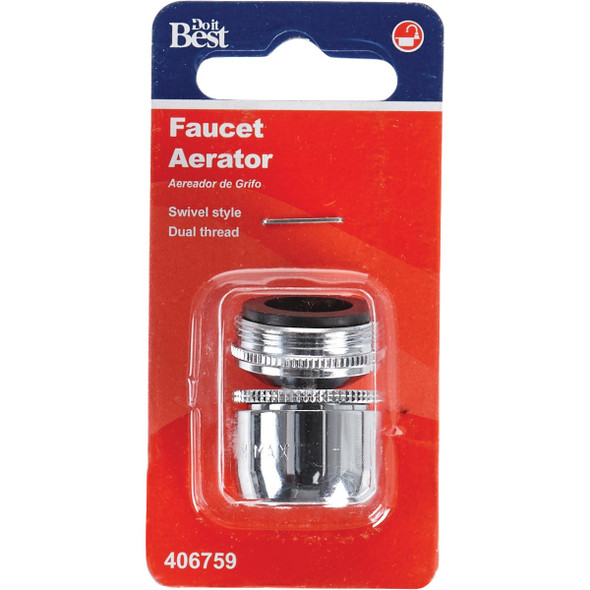 Do it 2.0 GPM Duo-Fit Water Saver Swivel Aerator Do it 2.0 GPM Duo-Fit Water Saver Swivel Aerator