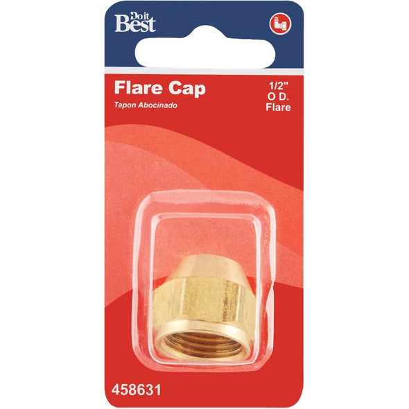 Do it 1-2 In. Brass Lead Flare Cap 458631 458631