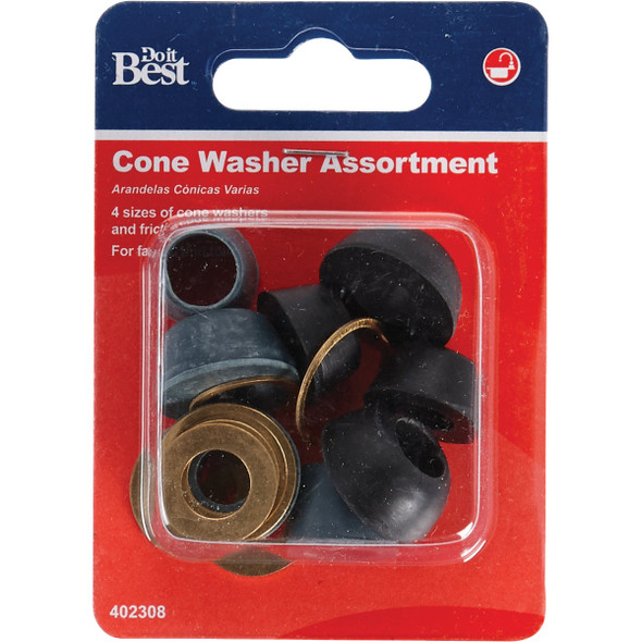 Do it Best Assorted Black Faucet Washer DIB810-30 402308