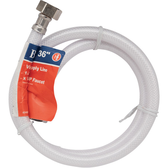 Do it Best 1/2 In. F X 1/2 In. F X 36 In. L Vinyl Faucet Connector