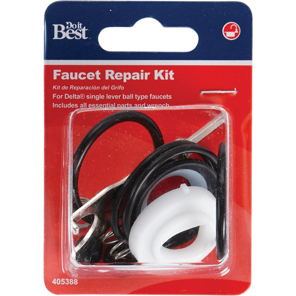 Do it Best Delta, Single lever handle Rubber, Plastic Faucet Repair Kit DIB808-69 405388