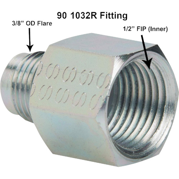Dormont 3/8 Od X 1/2 Fip Fitting 90-1032R