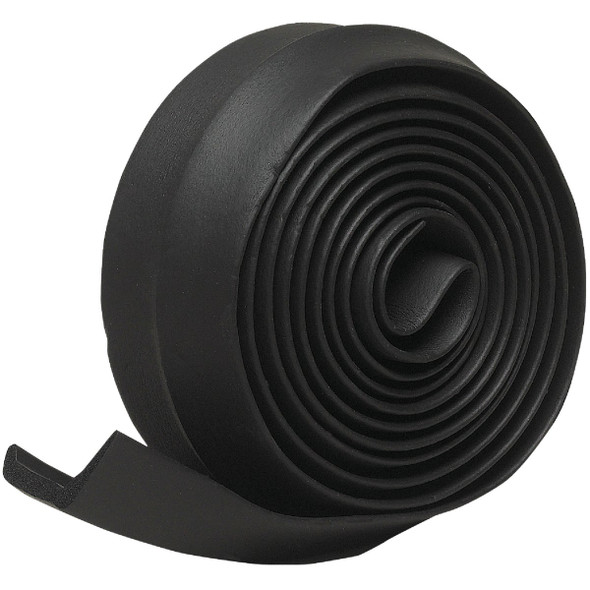 Do it 2-1/4 In. x 9 Ft. Black Rubber Weatherstrip Garage Door Seal G9HDI