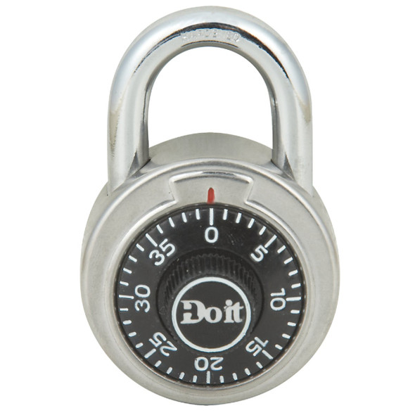 Do it 2 In. Stainless Steel Black Combination Lock Padlock 1850DDIB