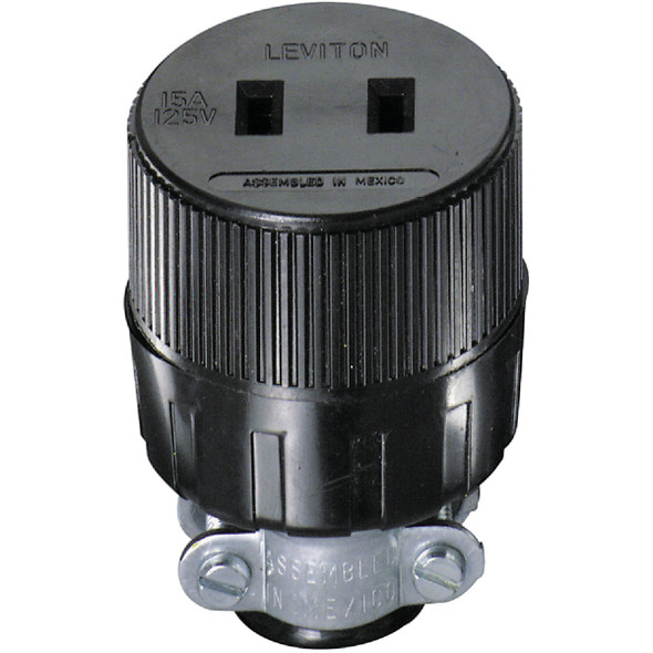 Do it 15A 125V 2-Wire 2-Pole Round Cord Connector