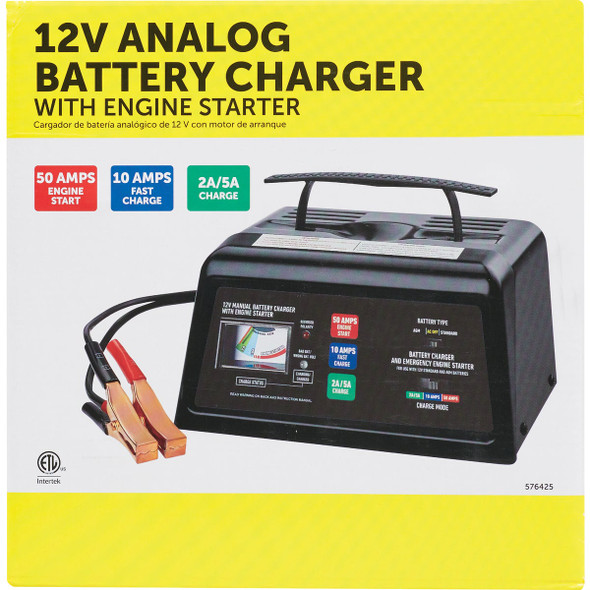 Automatic 6V and 12V 2A-10A-55A Auto Battery Charger 03418 576425