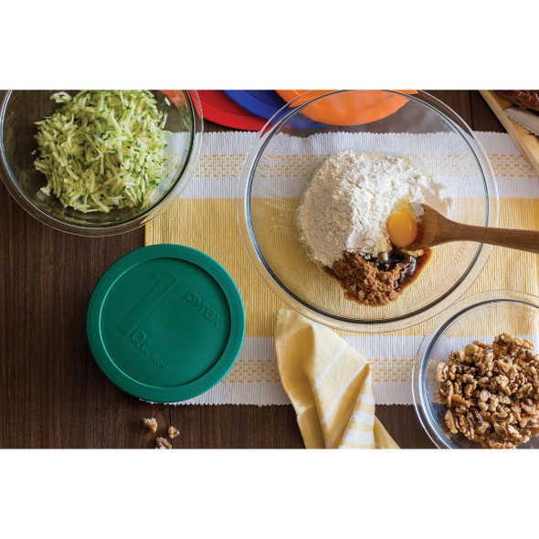 Pyrex Smart Essentials Covered Glass Pyrex Bowl Set (8-Piece) 1086053 654183