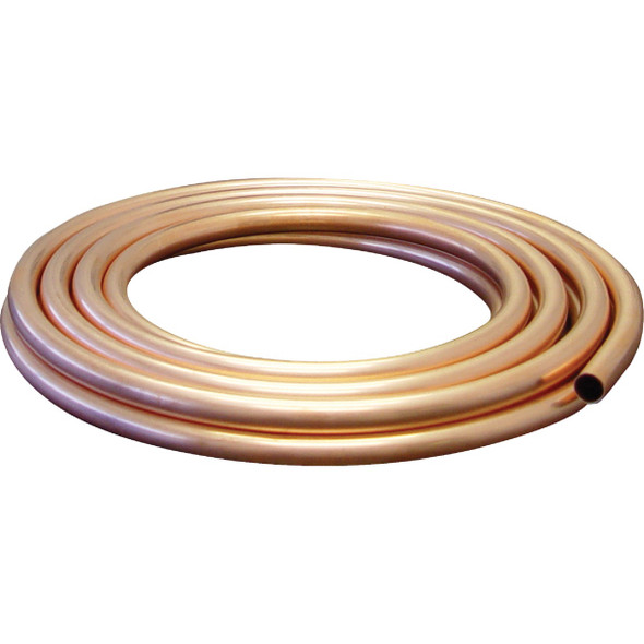 Mueller Streamline 3/8 In. OD x 10 Ft. Refrigerator Copper Tubing D06010P