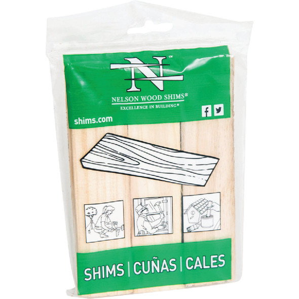 Nelson Wood Shims 6 In. L Wood Shim (9-Count) PSH6/9-72/56
