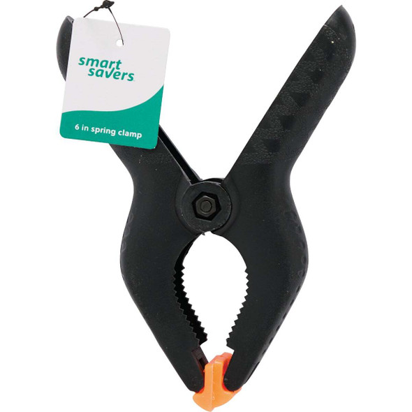 Smart Savers 6 In. Plastic Spring Clamp AI148-1(H/T) Pack of 12