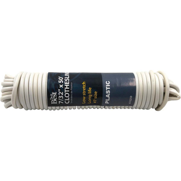Do it Best 50 Ft. #7 Low Stretch Clothesline, 25 Lb. Working Load Limit 610259