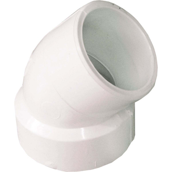 IPEX 1-1/2 In. Schedule 40 45 Deg. DWV PVC Street Elbow (1/8 Bend) 192421P