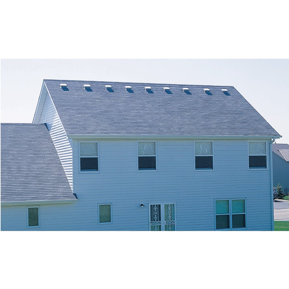 Airhawk 50 In. Gray Aluminum Slant Back Roof Vent 85281 Pack of 6 116890