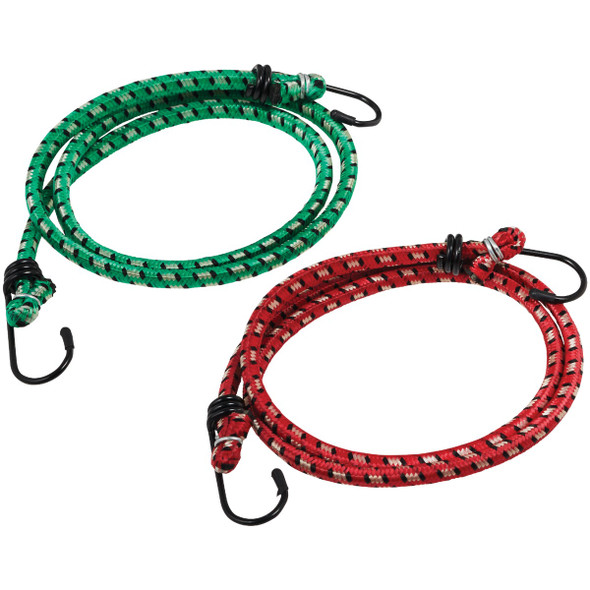 Smart Savers 6mm x 36 In. Metal with Safety End Bungee Cord (2-Pack) Pack of 12 CC101083 573841