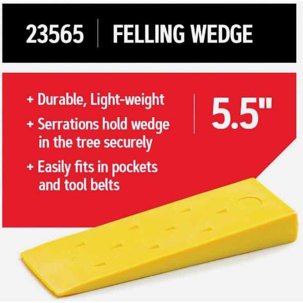 Oregon 5-1-2 In. Plastic Felling Wedge 23565 705810