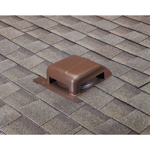 Airhawk 40 In. Brown Galvanized Steel Slant Back Roof Vent RVG40080 Pack of 9 124052
