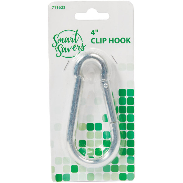 Smart Savers 4" Clip Hook CC101087 Pack of 12