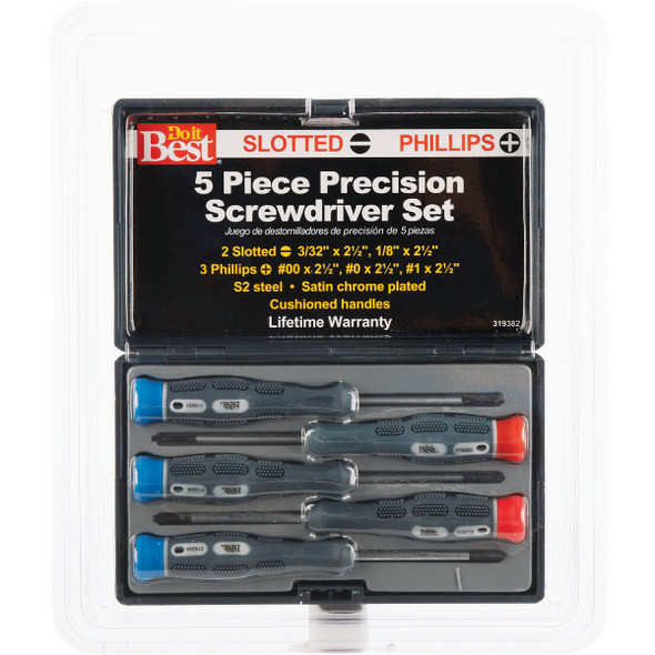 Do it Best Precision Screwdriver Set (5-Piece) 319382 319382