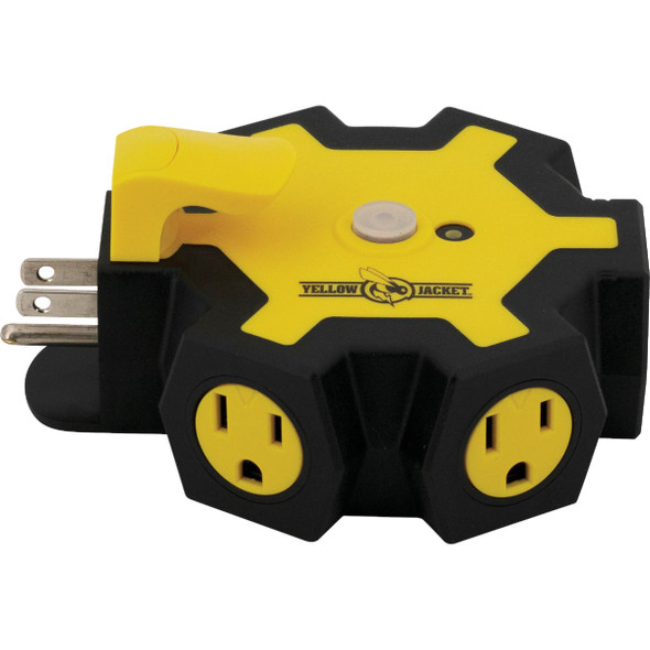 Yellow Jacket Yellow 15A 5-Outlet Outdoor Tap 41045