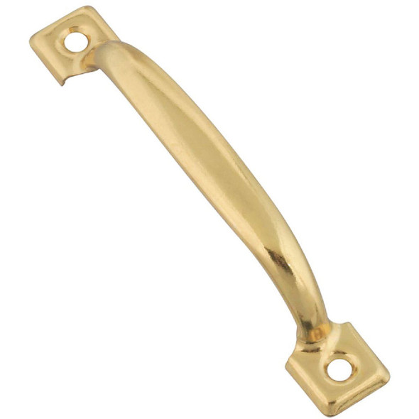 National Hardware 4-3/4 In. Brass Door Pull N117-754