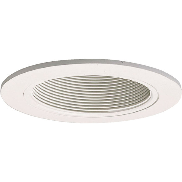 Halo 4 In. White Trim with White Baffle Recessed Fixture Trim 993W