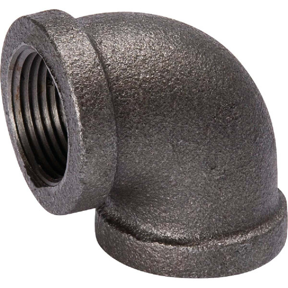 Southland 3/8 In. 90 Deg. Malleable Black Iron Elbow (1/4 Bend) 520-002HN