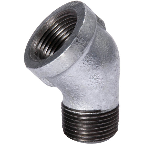 Southland 1/2 In. 45 Deg. Street Galvanized Elbow (1/8 Bend) 510-503BG