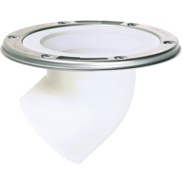 Sioux Chief 3 In. Spigot Schedule 40 DWV 45D Offset PVC Closet Flange