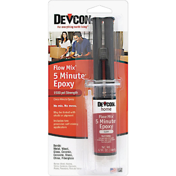 Devcon Flow-Mix 0.5 Oz. 5 Minute Epoxy 20445