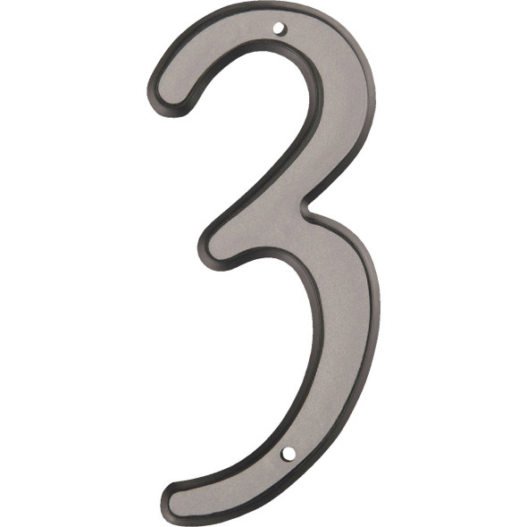 Hy-Ko 4 In. White House Number Three 30603 Hy-Ko 4 In. White House Number Three 30603