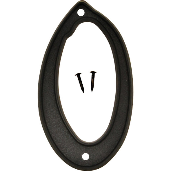 Hy-Ko 4 In. Black House Number Zero PN-29/0 Pack of 10