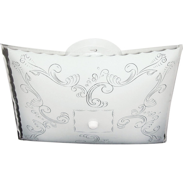 Canarm 12 In. White Incandescent Flush Mount Ceiling Light Fixture ICL711